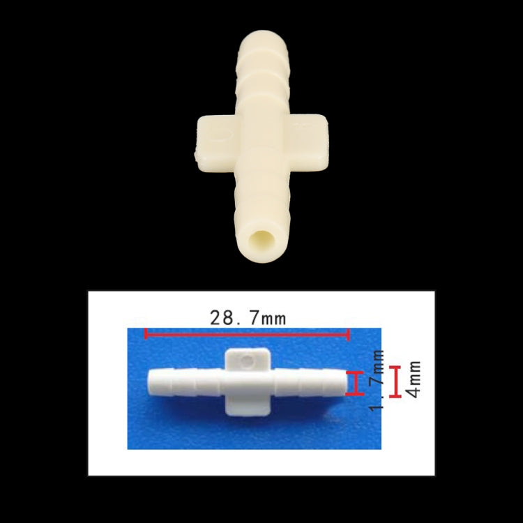 10pcs/Bag Car Straight Type Wiper Spray Nozzle Water Pipe Connection Tube, C446