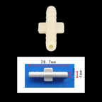 10pcs/Bag Car Straight Type Wiper Spray Nozzle Water Pipe Connection Tube, C446