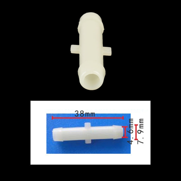 10pcs/Bag Car Straight Type Wiper Spray Nozzle Water Pipe Connection Tube, C448