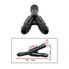 10pcs/Bag Car Y Type Wiper Spray Nozzle Water Pipe Connection Tube, C445