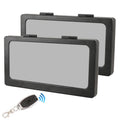 Car Dual Plate Atomized License Plate Frame, US Standard, Dual Plate