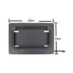 US Motorcycle License Plate Cover Frame Roller Blind License Plate Bracket