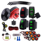 ATV UTV SXS Turn Signal Street Legal Blinker Kit Horn Wiring Harness Kit, CP-5220
