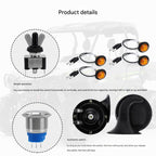 CP-5227 UTV / ATV Turn Signal Kit, Street Legal Kit with Toggle Switch, CP-5227