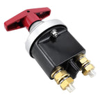 300A High Current Silver-plated Copper 12V-36V Battery Cut Off Switch with Red Handle Isolator, CP-5317
