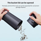 SHUNWEI SD-1612 Car Trash Can Portable Soft Cup-Shaped Waste Bin for Vehicles, SD-1612 (Black), SD-1612 (Silver)