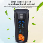 SHUNWEI SD-1612 Car Trash Can Portable Soft Cup-Shaped Waste Bin for Vehicles, SD-1612 (Black), SD-1612 (Silver)