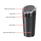 SHUNWEI SD-1612 Car Trash Can Portable Soft Cup-Shaped Waste Bin for Vehicles, SD-1612 (Black), SD-1612 (Silver)