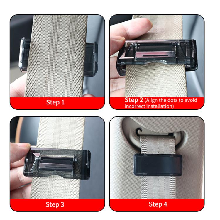 SHUNWEI SD-1405 1 Pair Car Safety Stopper Buckle Seat Belt Clip, Car Safety Stopper