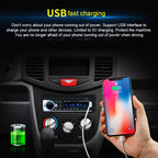 JSD-520 Car Stereo Radio MP3 Audio Player Support Bluetooth Hand-free Calling / FM / USB / SD, EU Plug Version, JSD-520, EU Plug Version
