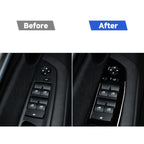 Car Left Drive Window Lift Panel + Start Button Decorative Sticker for BMW X5 E70 2008-2013 / X6 E71 2009-2014, Window Lift Panel, Left