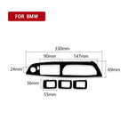 Car Left Drive Window Lift Panel + Start Button Decorative Sticker for BMW X5 E70 2008-2013 / X6 E71 2009-2014, Window Lift Panel, Left, Basic Version
