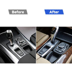 Car Left Drive Gear Panel Decorative Sticker for BMW X5 E70 2008-2013 / X6 E71 2009-2014, Left Drive Gear Panel