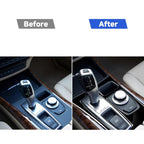 Car Left Drive Gear Panel Decorative Sticker for BMW X5 E70 2008-2013 / X6 E71 2009-2014, Basic Version, Left Drive Gear Panel, Basic Version
