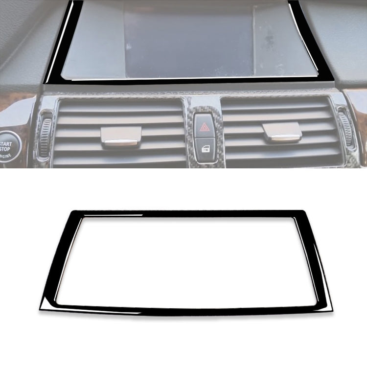 Car Navigation Frame Decorative Sticker for BMW X5 E70 2008-2013 / X6 E71 2009-2014, Left and Right Drive Universal, Navigation Frame