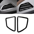 2pcs / Set Car Left Drive Dashboard Air Outlet Frame Decorative Sticker for BMW X5 E70 / X6 E71 2008-2013, Left and Right Drive Universal, Left Drive Dashboard Air Outlet