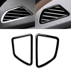 2pcs / Set Car Left Drive Dashboard Air Outlet Frame Decorative Sticker for BMW X5 E70 / X6 E71 2008-2013, Left and Right Drive Universal, Left Drive Dashboard Air Outlet