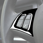 Car Steering Wheel Buttons Decorative Sticker for BMW E70 X5 2008-2013, Left and Right Drive Universal, Steering Wheel Buttons