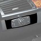 Car Left Drive Headlight Switch Panel Decorative Sticker for BMW E70 X5 / E71 X6 2008-2013, Left Drive Headlight Switch