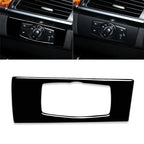 Car Right Drive Headlight Switch Panel Decorative Sticker for BMW E70 X5 / E71 X6 2008-2013, Right Drive Headlight Switch