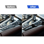 Car Right Drive Gear Panel Double Key Decorative Sticker for BMW Series 5 F10 2011-2017, For Series 5 F10 Double Key, Right Drive