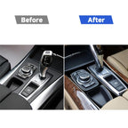 Car Right Drive Gear Panel US Version Decorative Sticker for BMW X5 E70 2008-2013 / X6 E71 2009-2014, For X5 E70 / X6 E71 Ver, Right Drive