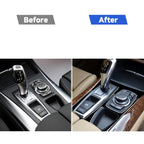 Car Left Drive Gear Panel US Version Decorative Sticker for BMW X5 E70 2008-2013 / X6 E71 2009-2014, For X5 E70 / X6 E71 US Ver, Left Drive