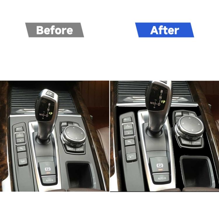 Car Left Drive Gear Panel Decorative Sticker for BMW X5 / X6 F15 F16 2014-2017, For X5 / X6 F15 F16, Left Drive