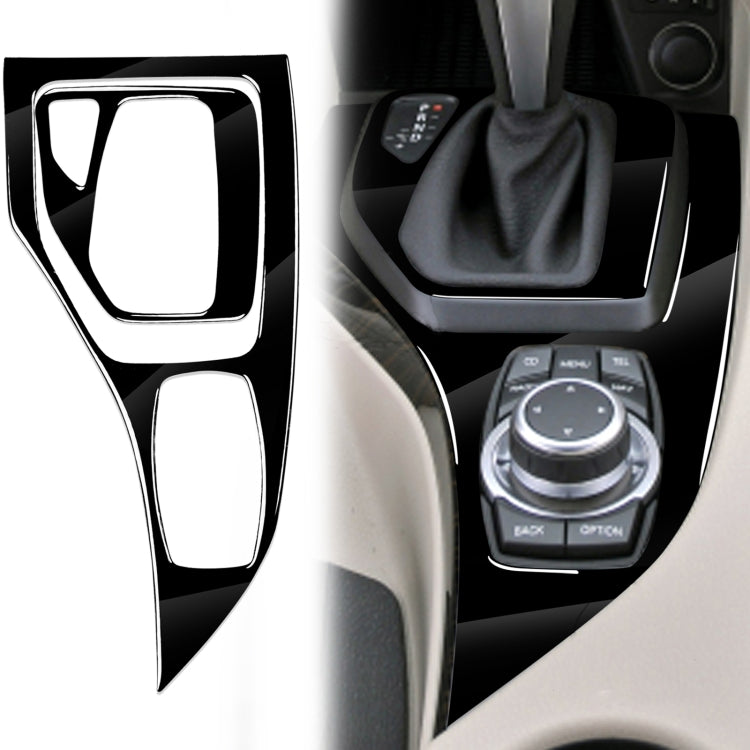 2pcs / Set Car Left Drive Gear Panel Decorative Sticker for BMW X1 E84 2011-2015, Set For X1 E84 2011-2015, Left Drive