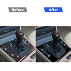 Car Left Drive Central Control Panel Decorative Sticker for BMW Series 3 E46 1998-2005, For Series 3 E46 1998-2005 Central Control, Left Drive