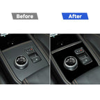 For Ford Mustang Mach E 2021 Car Gear Panel Decorative Sticker, Left and Right Drive Universal, For Mustang Mach E 2021