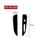 For Ford Mustang 2015-2020 Car Right Drive Gear Shift Pad Decorative Sticker, For Mustang 2015-2020, Gear Shift Pad, Left Drive