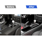 For Ford Mustang 2009-2013 Car Left Drive Gear Panel Decorative Sticker Set, For Mustang 2009-2013