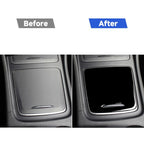 Car Central Storage Box Cover Decorative Sticker For Mercedes-Benz A-class 2013-2018 / CLA 2013-2017 / GLA 2015-2018, Left and Right Drive Universal, For A-class 2013-2018, Storage Box Cover