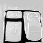 Car Right Drive Central Armrest Box Multimedia Panel Decorative Sticker For Mercedes-Benz GLE 2015-2018/GLS 2016-2018/M-class 2012-2015, For GLE 2015-2018, 50 Multimedia Panel, Right Drive