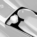 Car Left Drive Central Armrest Box Cup Holder Frame Decorative Sticker For Mercedes-Benz GLK 2008-2015, For GLE 2015-2018, Cup Holder Frame, Left Drive