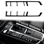 Car Function Button Frame Decorative Sticker For Porsche Panamera 2010-2016, Left and Right Drive Universal, For Panamera 2010-2016, Function Button Frame