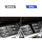 For Porsche Macan 2014-2021 Car Gear Button Decorative Sticker, Left and Right Drive Universal, For Macan 2014-2021, Gear Button