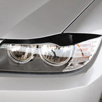 Pair Car Lamp Eyebrow Soft Decorative Sticker for BMW 3 Series E90 2005-2012, For BMW 3 Series E90 2005-2012