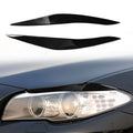 Pair Car Lamp Eyebrow Soft Decorative Sticker for BMW 5 Series F10 2010-2013, For BMW 5 Series F10 2010-2013