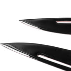 Pair Car Lamp Eyebrow Soft Decorative Sticker for BMW 5 Series F10 2010-2013, with Hole, For BMW 5 Series F10 2010-2013, with Hole