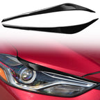 Pair Car Lamp Eyebrow Soft Decorative Sticker for Hyundai Elantra 2016-2018, For Hyundai Elantra 2016-2018