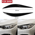 Pair Car Lamp Eyebrow Soft Decorative Sticker for BMW 4 Series F32/F33/F36 2012-2017, M3 F80 & M4 F82/F83 2014-2016, For BMW 4 Series F32/F33/F36 2012-2017, M3 F80 & M4 F82/F83 2014-2016