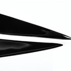Pair Car Lamp Eyebrow Soft Decorative Sticker for BMW X1 E842 2009-2014, For BMW X1 E842 2009-2014