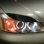 Pair Car Lamp Eyebrow Soft Decorative Sticker for Honda Civic 2001-2003, For Honda Civic 2001-2003