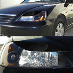 Pair Car Lamp Eyebrow Soft Decorative Sticker for Honda Civic 2001-2003, For Honda Civic 2001-2003
