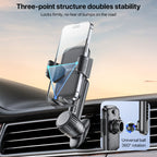Yesido C242 Adjustable Car Air Vent Mechanical Phone Clip Holder, C242