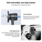 Yesido C242 Adjustable Car Air Vent Mechanical Phone Clip Holder, C242