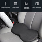 Car mini Seat Cushion Breathable Lumbar Seat Mat, Seat Cushion