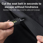 Car Multi-functional Emergency Safety Hammer Temporary Parking Dual Number Plate